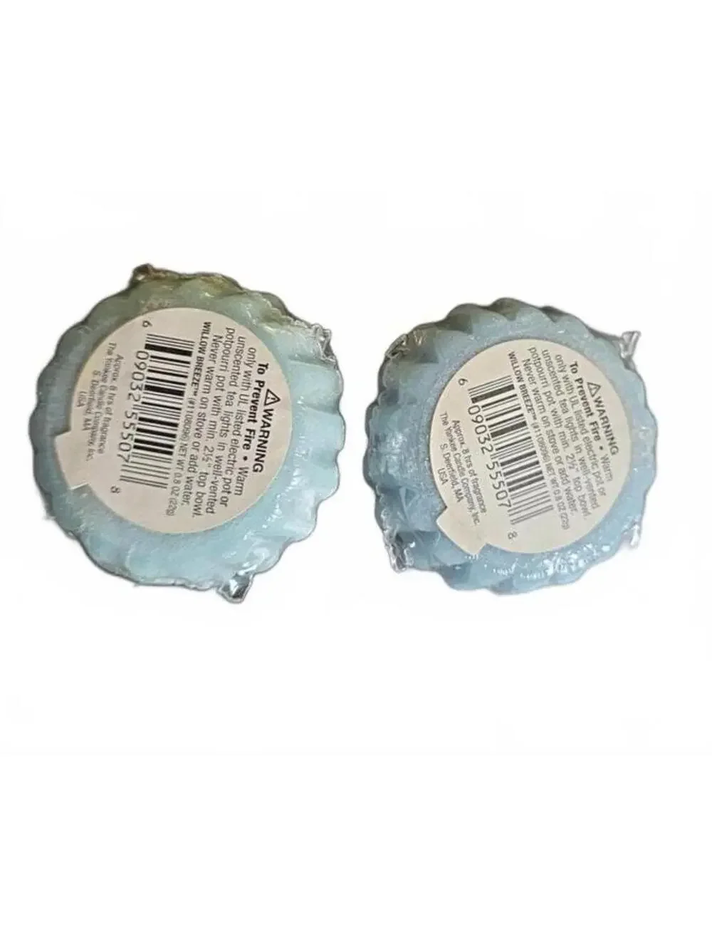 2 Vtg Yankee Candle Tarts Potpourri WILLOW BREEZE Wax Melts